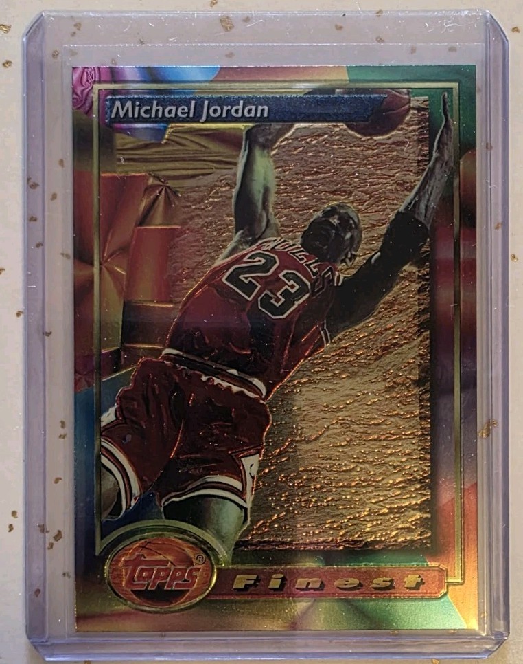 1993-94 Topps Finest Michael Jordan - #1 Chicago Bulls 1993-94 Topps Finest Michael Jordan - #1 Chicago Bulls