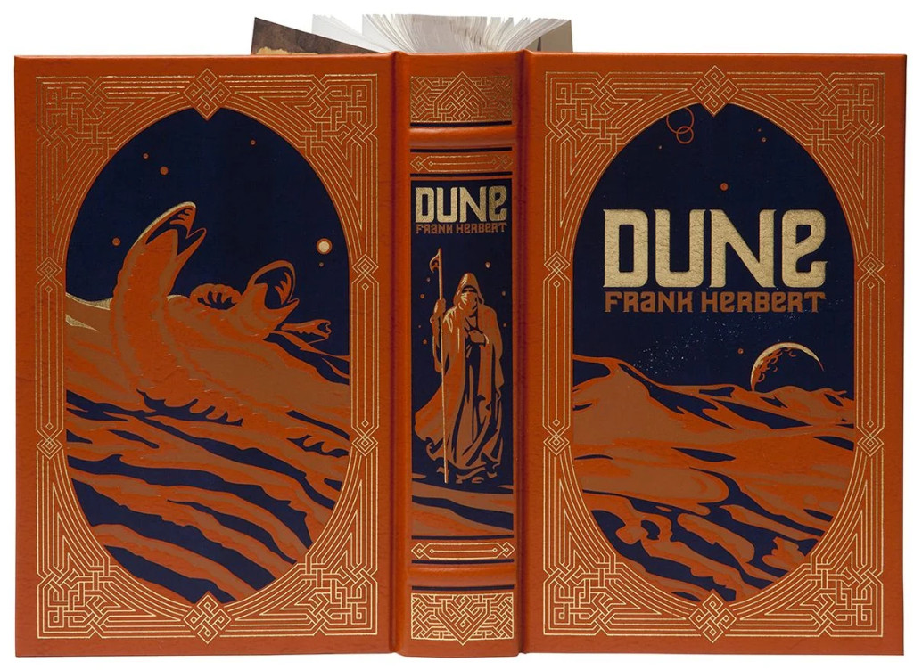 DUNE Frank Herbert Leather Bound Hardcover SEALED Collectible Edition NEW