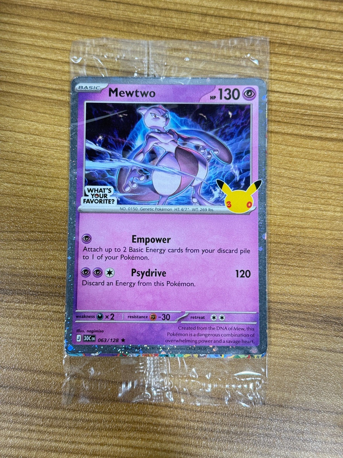 Target Mewtwo Pokemon Promo Family Event 30th Anniversary (Sealed) Target Mewtwo Pokemon Promo Family Event 30th Anniversary (Sealed)