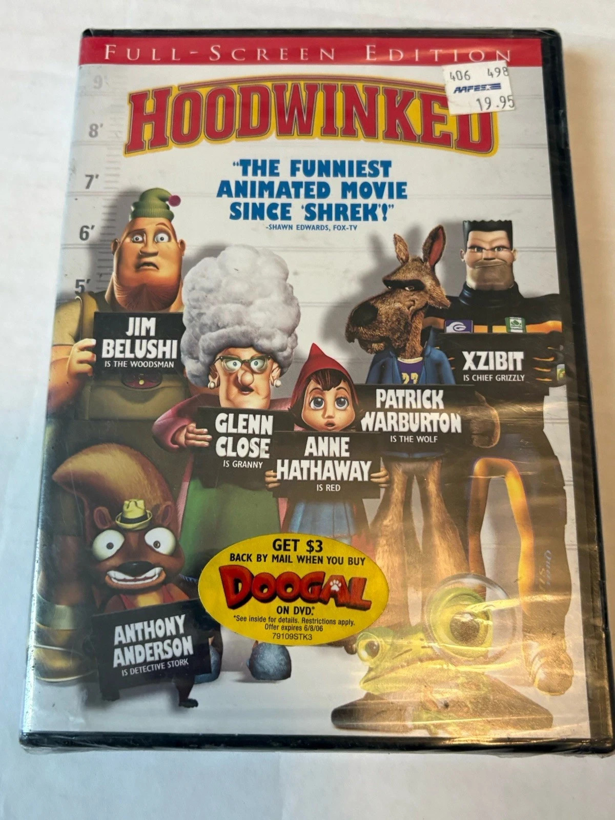 Hoodwinked (DVD, 2005) Jim Belushi Anne Hathaway Brand New & Factory Sealed