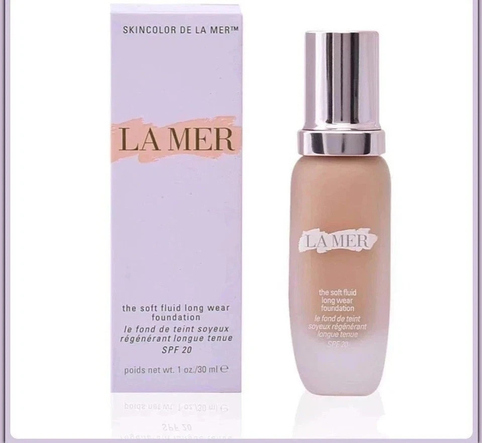 La Mer Skincolor Soft Fluid Long Wear Foundation SPF 20 100 Porcelain 1oz