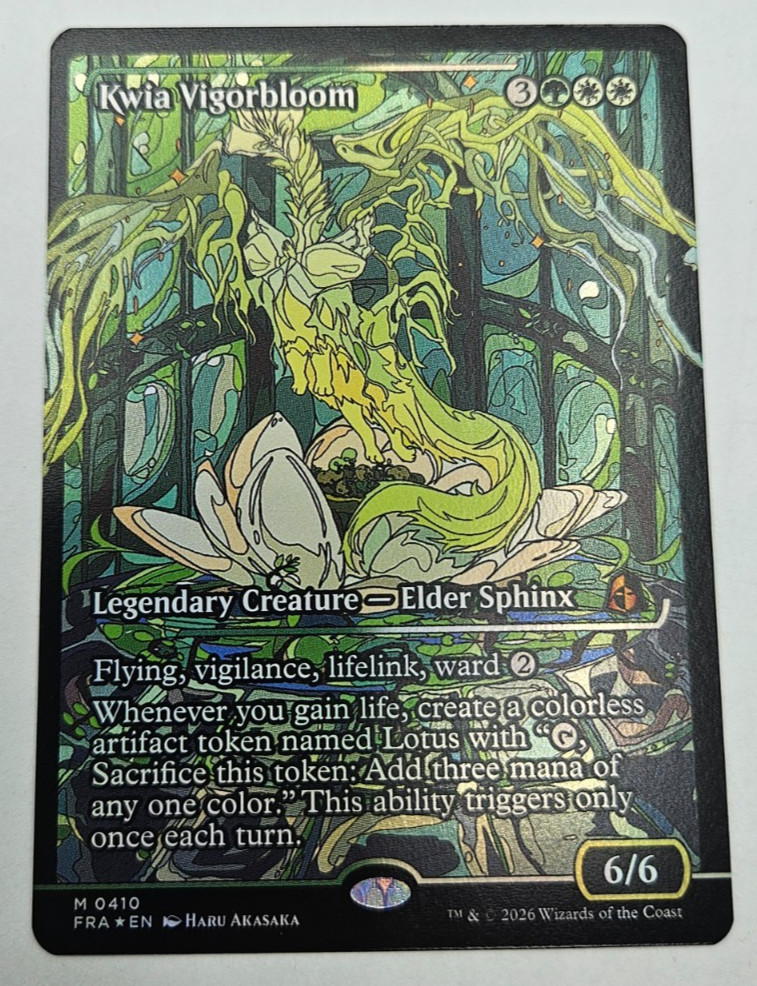 MTG Kwia Vigorbloom (SHOWCASE) (0410) - Reality Fracture (FRA) Foil MTG Kwia Vigorbloom (SHOWCASE) (0410) - Reality Fracture (FRA) Foil