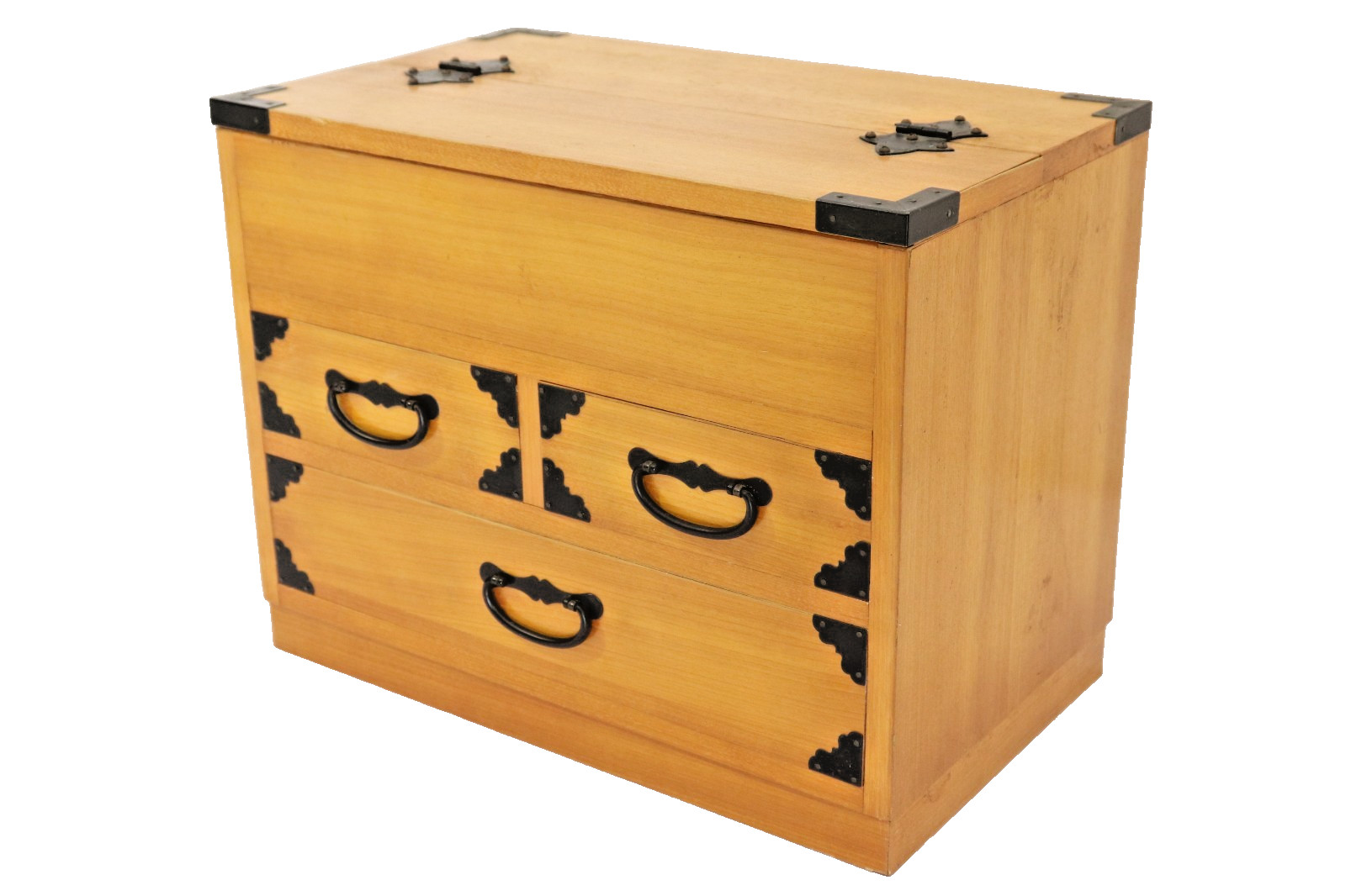 Vintage Japanese Wooden Small Cabinet Secret Drawer Ko-dansu Chest Showa 30cm