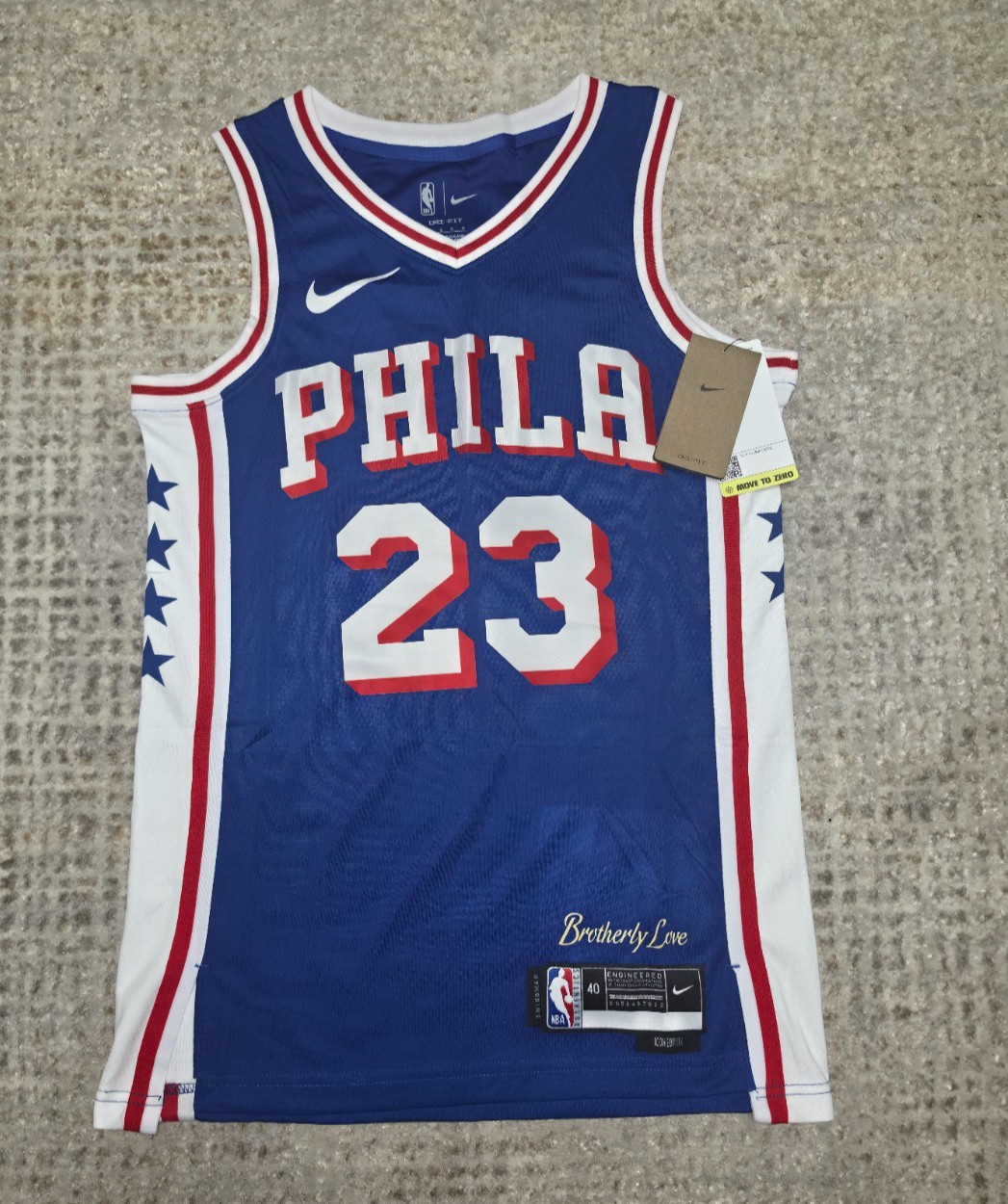 Philadelphia 76ers Lebron James#23 Blue Philadelphia 76ers Lebron James#23 Blue
