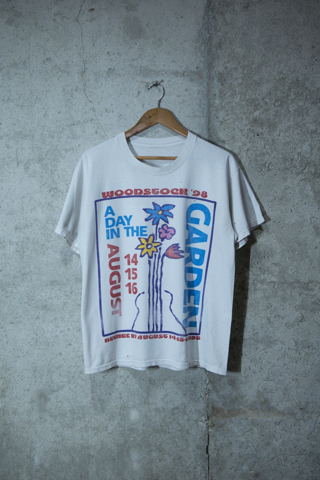 Vintage 1998 Woodstock A Day In The Garden Festival Tee Bethel NY Joni Mitchell Vintage 1998 Woodstock A Day In The Garden Festival Tee Bethel NY Joni Mitchell