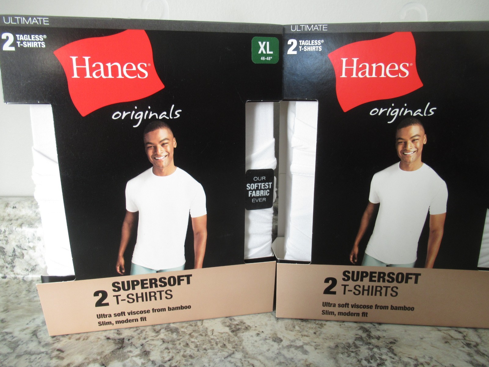 Hanes White T Shirts XL Tagless 4 Total Softest Fabric Supersoft Slim Modern Fit Hanes White T Shirts XL Tagless 4 Total Softest Fabric Supersoft Slim Modern Fit