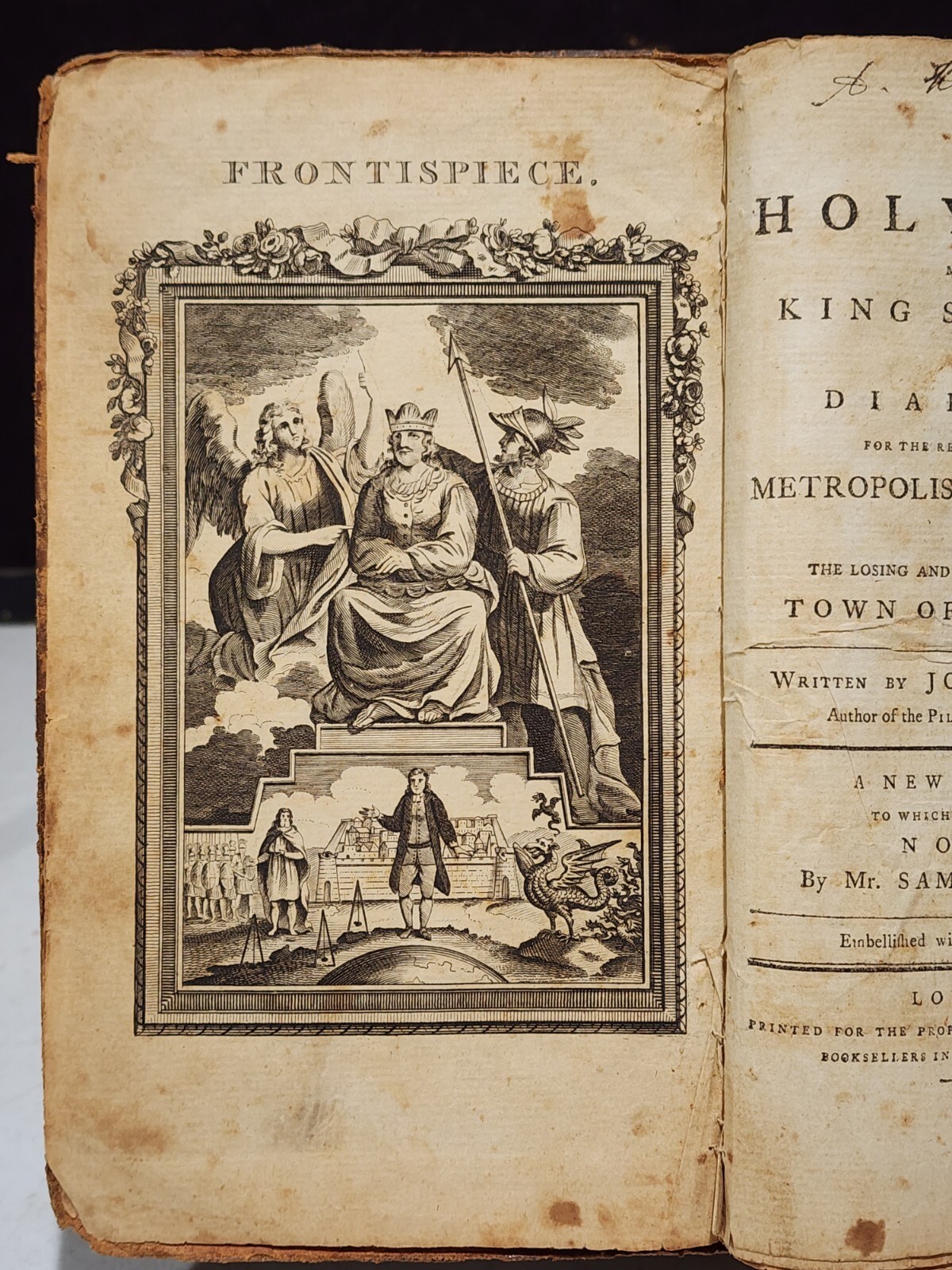 RARE 1795 THE HOLY WAR MADE BY KING SHADDAI UPON DIABOLUS BUNYAN HB BOOK PLATES RARE 1795 THE HOLY WAR MADE BY KING SHADDAI UPON DIABOLUS BUNYAN HB BOOK PLATES