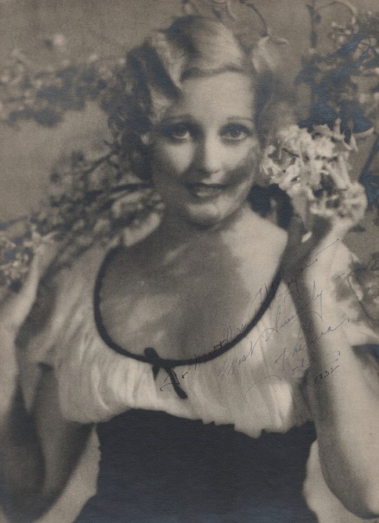 THELMA TODD Tragic Screen Legend Ultra-Scarce Signed Oversized Portrait Vintage