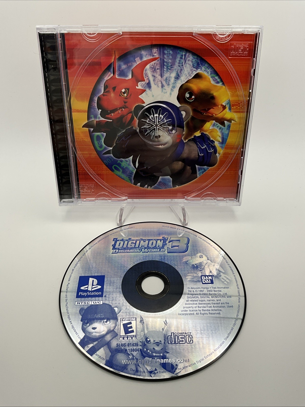 Digimon World 3 (PS1, 2002) Game w/Case Digimon World 3 (PS1, 2002) Game w/Case