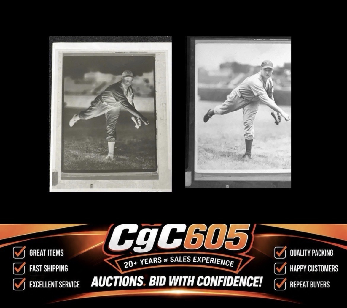 1940s Original Sporting News Hugh Casey Brooklyn Dodgers Baseball Negative 1940s Original Sporting News Hugh Casey Brooklyn Dodgers Baseball Negative