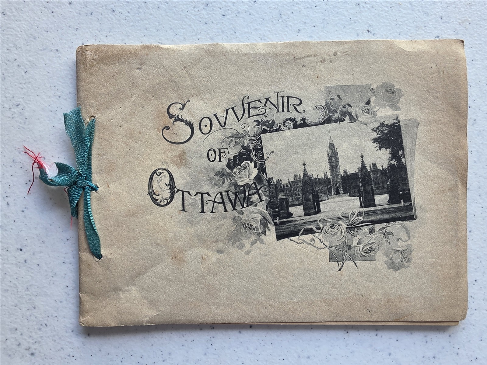 Ottawa Ontario Canada, Antique 1898 Book Portfolio of Photos, 16 Photogravures