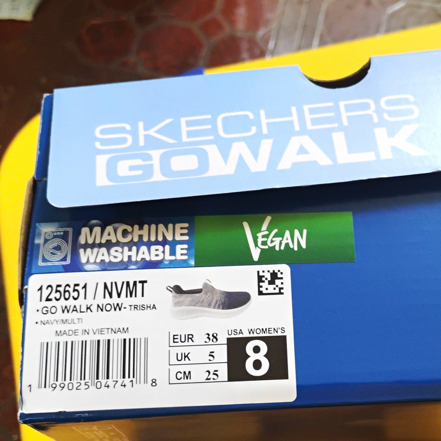 SKECHERS GOwalk Now Trisha Slip-On Sneaker Vegan Machine Washable 125651 SKECHERS GOwalk Now Trisha Slip-On Sneaker Vegan Machine Washable 125651