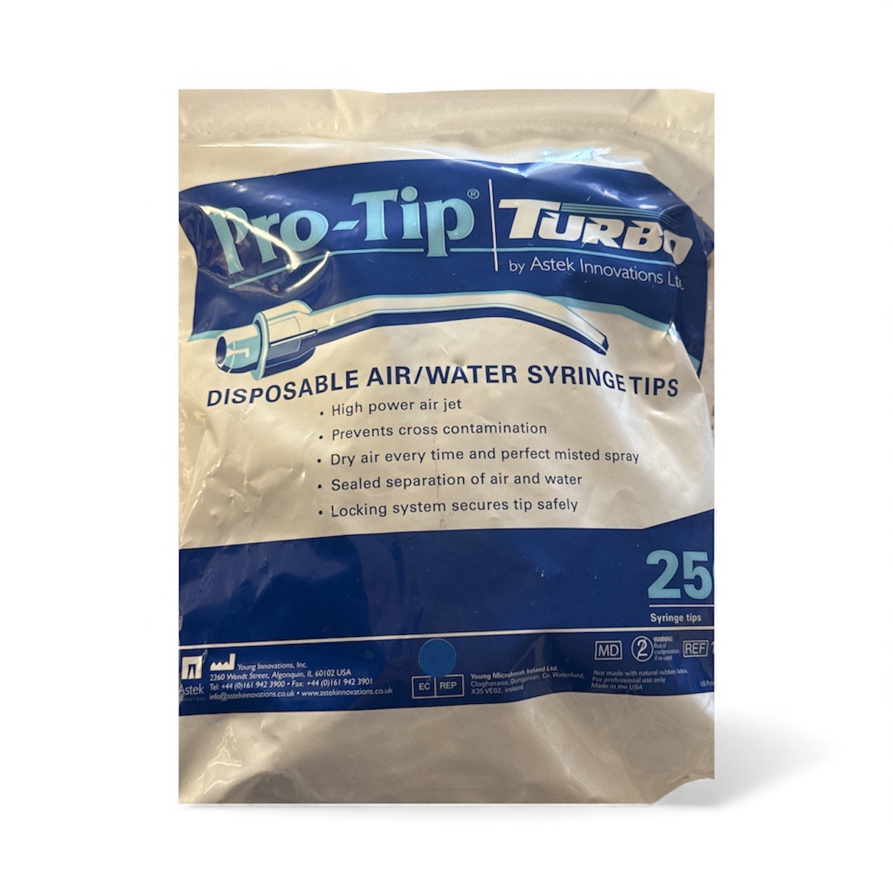Young Dental Pro-Tip Turbo Air / Water Syringe Tips Upto 250/Bg, 116410 SafeJet. Young Dental Pro-Tip Turbo Air / Water Syringe Tips Upto 250/Bg, 116410 SafeJet.
