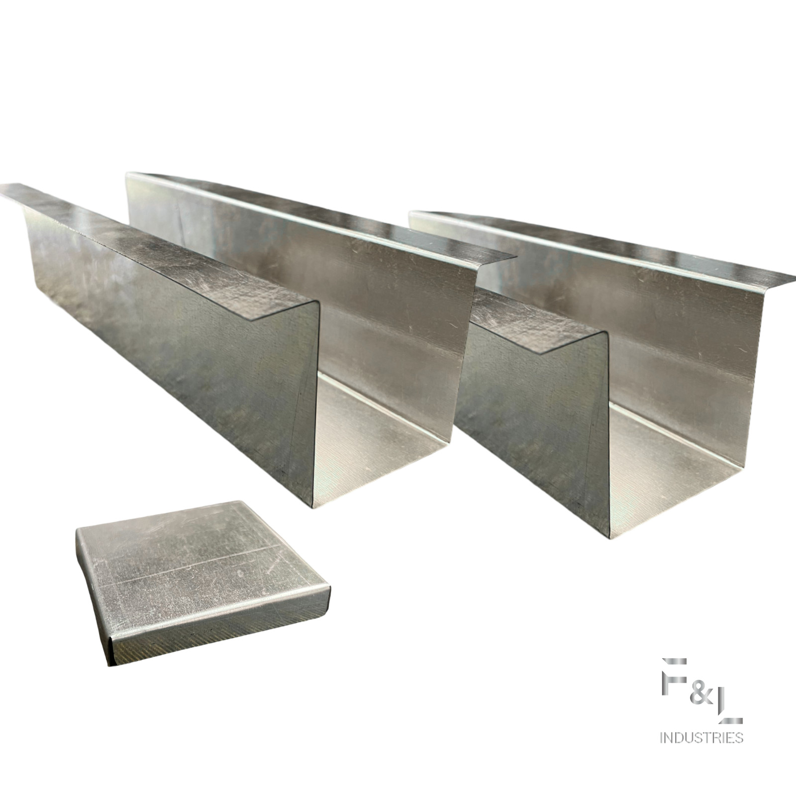 F&L Heavy-Duty Raw Galvanized Metal Line Cover Set for AC & Heat Pump–Unpainted F&L Heavy-Duty Raw Galvanized Metal Line Cover Set for AC & Heat Pump–Unpainted