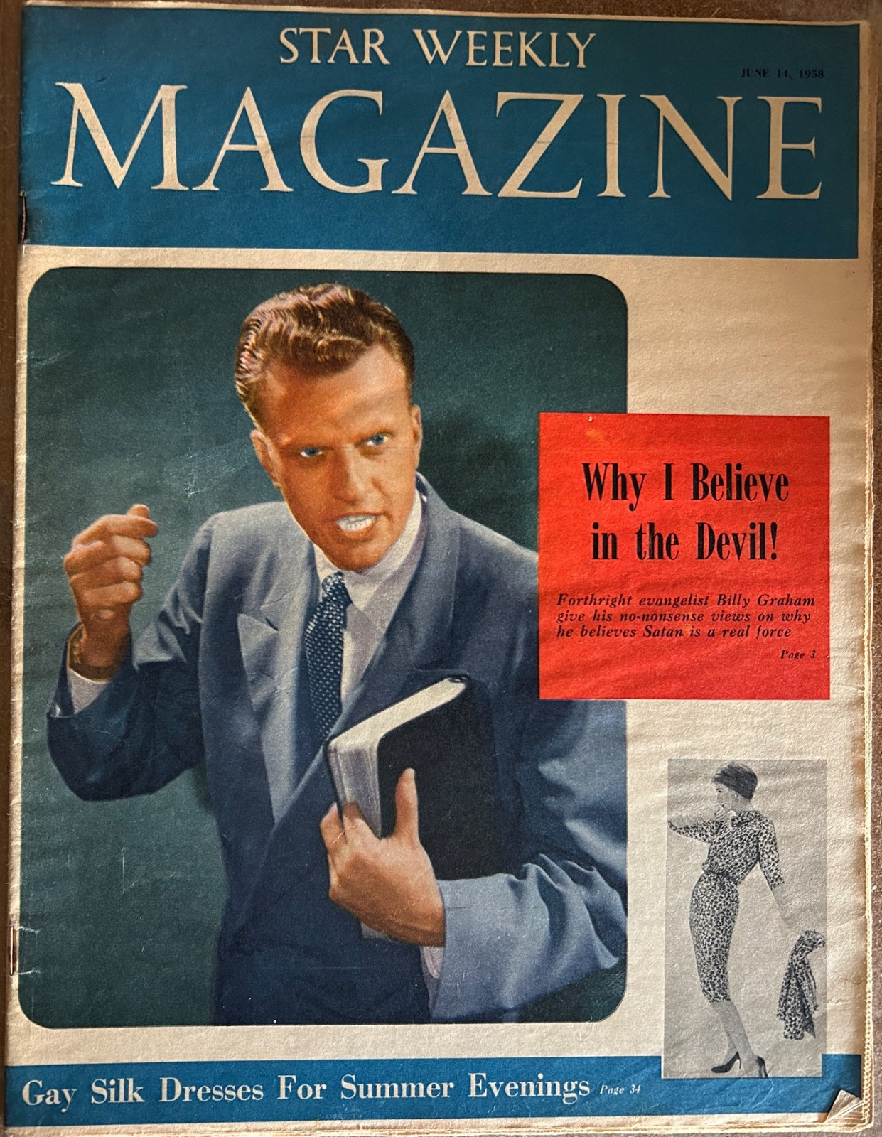 The Star Weekly Magazine - Billy Graham June 1958 The Star Weekly Magazine - Billy Graham June 1958