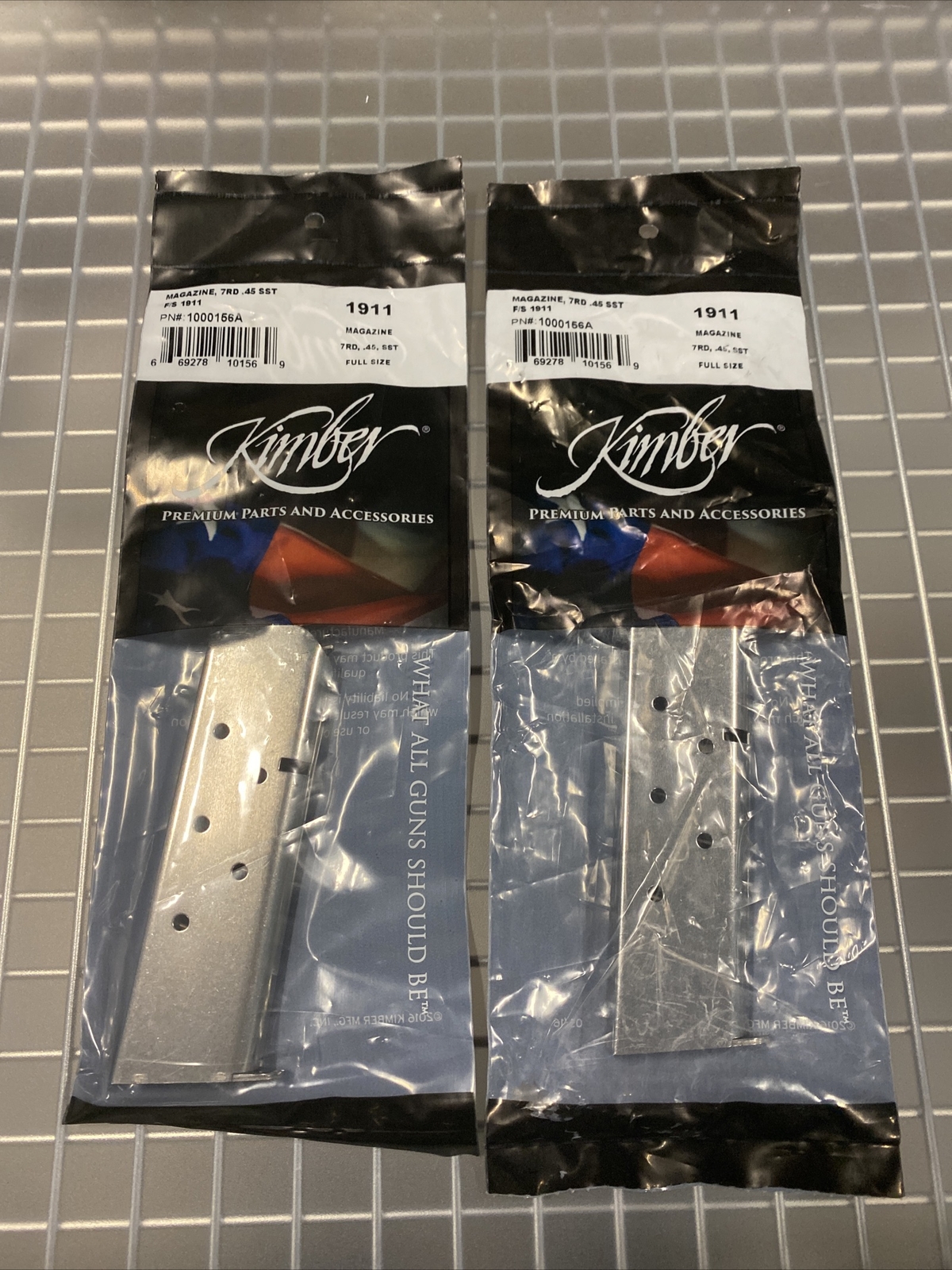 2 PACK  1911 7RD 45ACP STAINLESS KIMBER (KIM1000156)