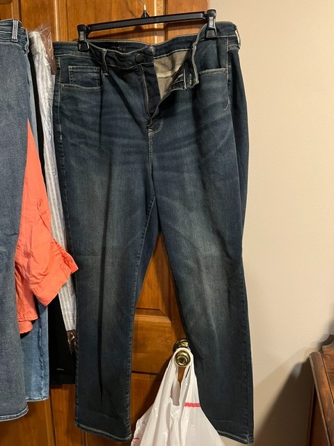 NYDJ Women Plus Size Jeans - Sherri Slim - Size 18W - Dark Wash-Excellent Cond NYDJ Women Plus Size Jeans - Sherri Slim - Size 18W - Dark Wash-Excellent Cond