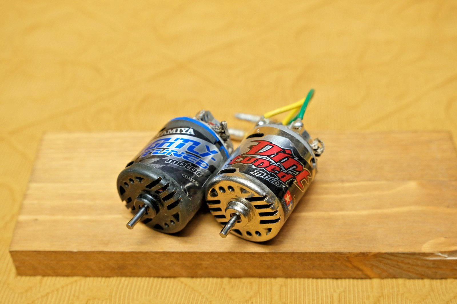 Tamiya Dirt Tuned and Lightly Tuned, Vintage RC Brushed Motor