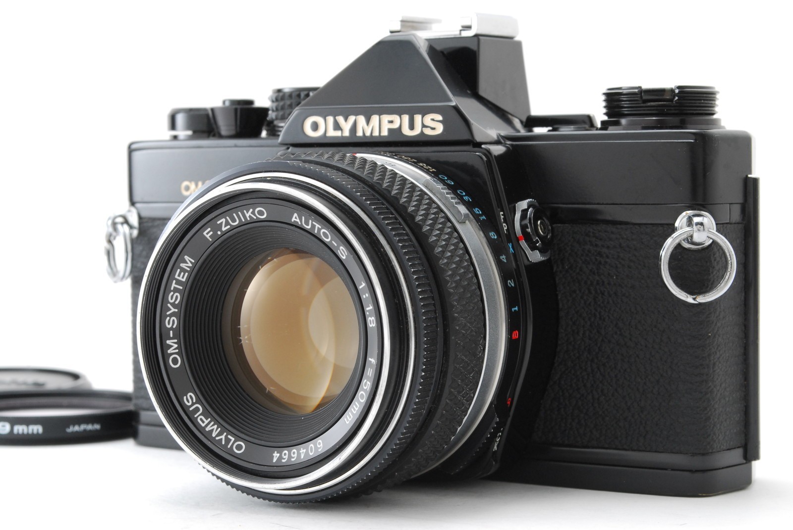 Tested【NEAR MINT】Olympus OM-2N 35mm Black Film Camera + 50mm f1.8 Lens JAPAN