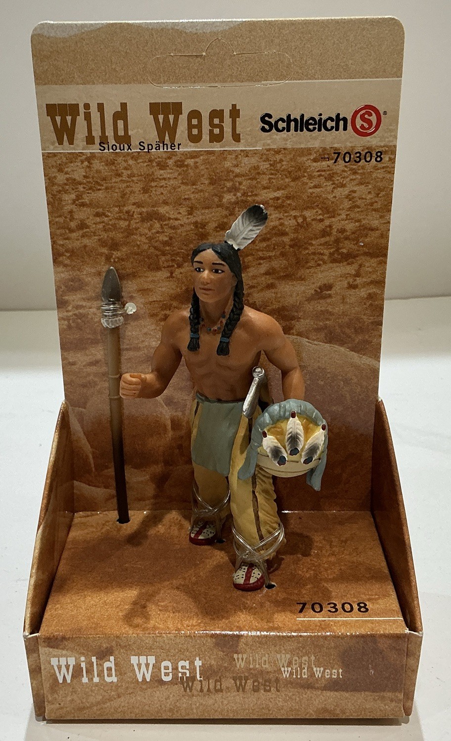 Schleich Wild West Sioux Spaher Figure 70308 Native Scout New Schleich Wild West Sioux Spaher Figure 70308 Native Scout New
