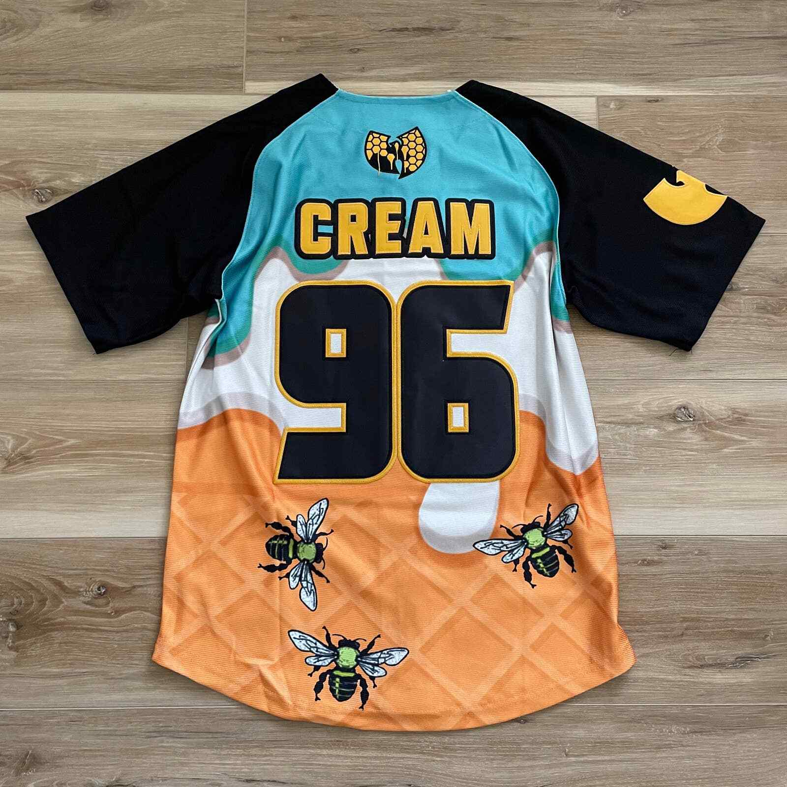 NWT Headgear Baseball Jersey - Wu Tang - Cream sz Small NWT Headgear Baseball Jersey - Wu Tang - Cream sz Small