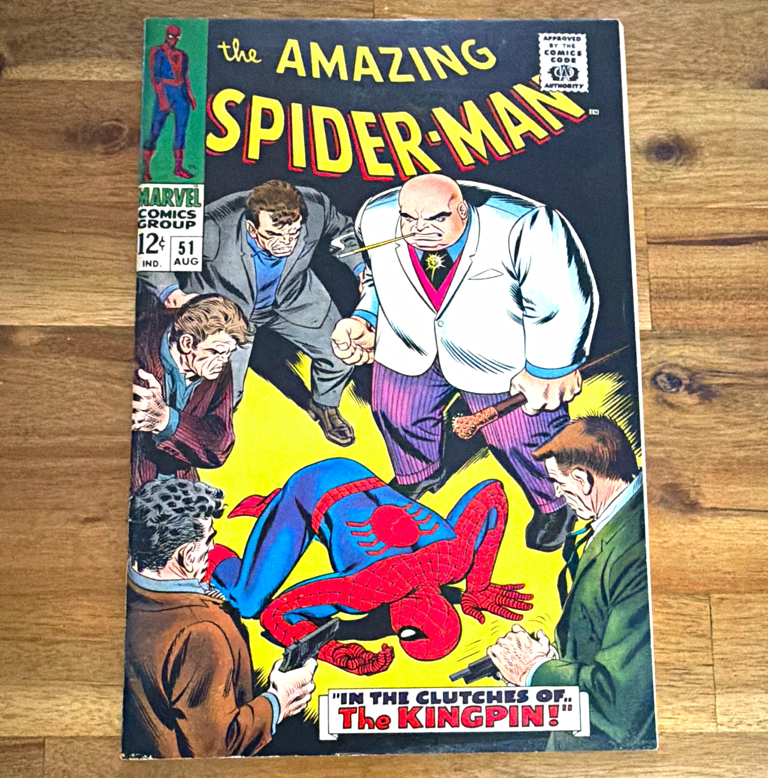 The Amazing Spider-Man #51 VF 1st Kingpin Cover and 2nd Kingpin APP The Amazing Spider-Man #51 VF 1st Kingpin Cover and 2nd Kingpin APP