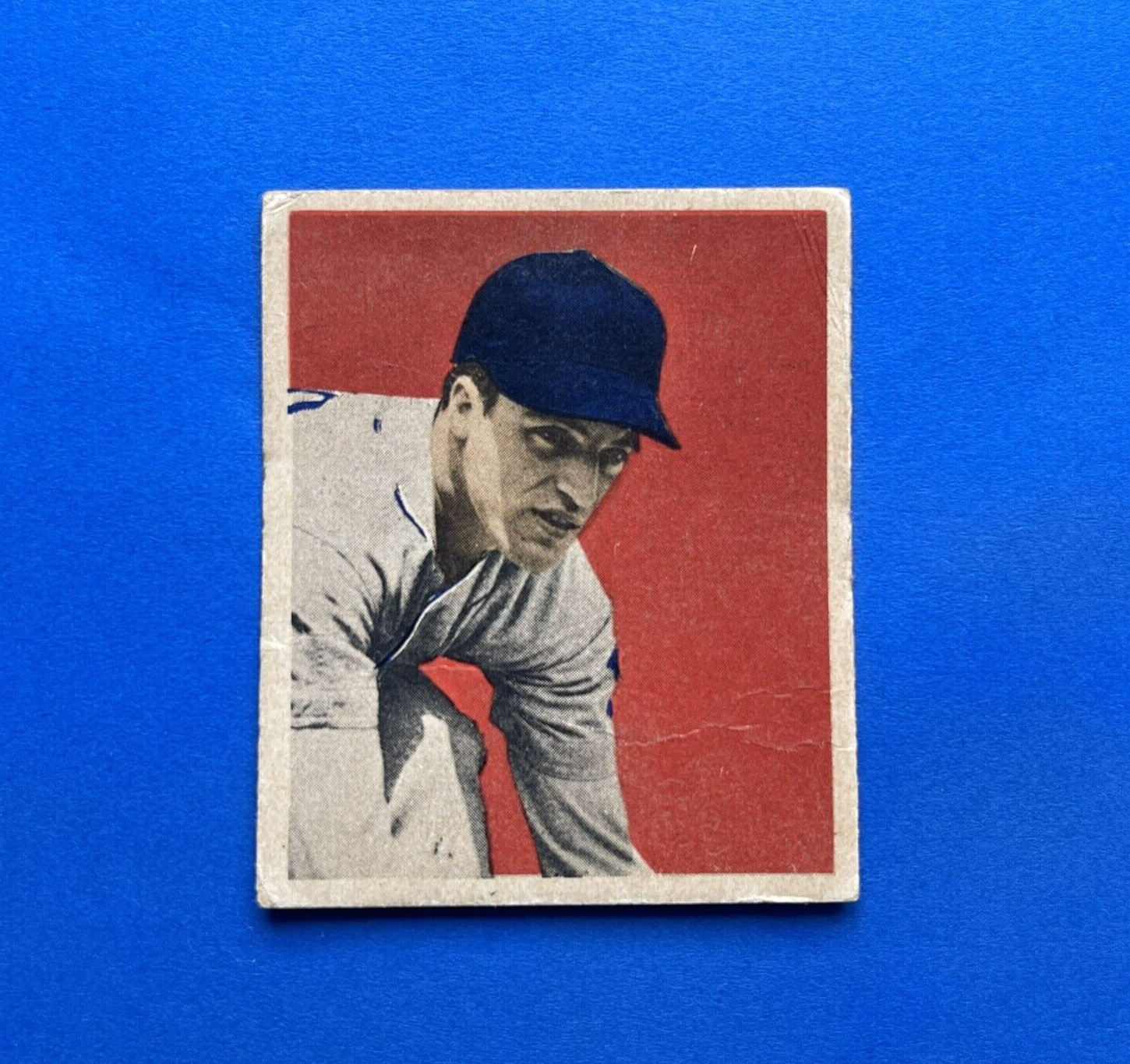 1949 Bowman #32 Eddie Yost +/- VG-VGEX (crease) Washington Senators VTG Card 1949 Bowman #32 Eddie Yost +/- VG-VGEX (crease) Washington Senators VTG Card