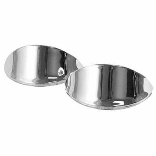 Empi Chrome Headlight Eyebrows for 7 Inch Round Headlights - Pair - 6450 Empi Chrome Headlight Eyebrows for 7 Inch Round Headlights - Pair - 6450