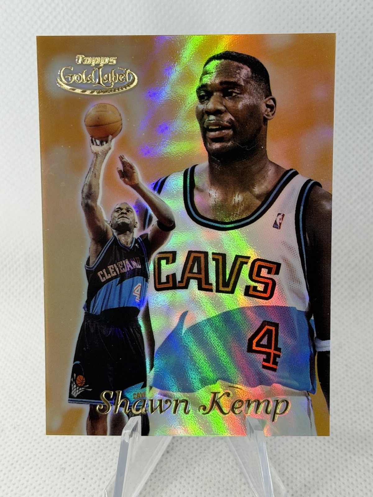 Shawn Kemp - 1999 Topps Gold Label Class 3 #58 Shawn Kemp - 1999 Topps Gold Label Class 3 #58