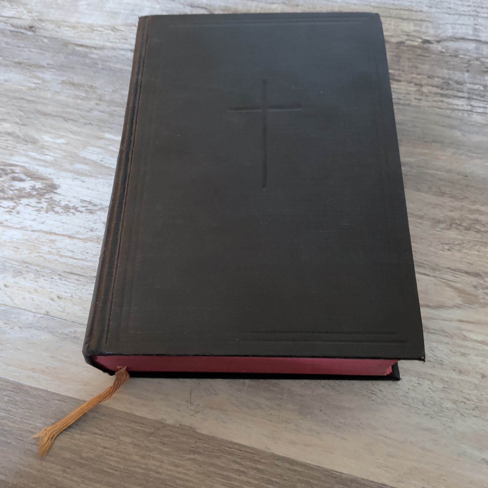 Vintage 1952 Catholic Holy Bible Benziger Bros Douay Confraternity Hardcover Red