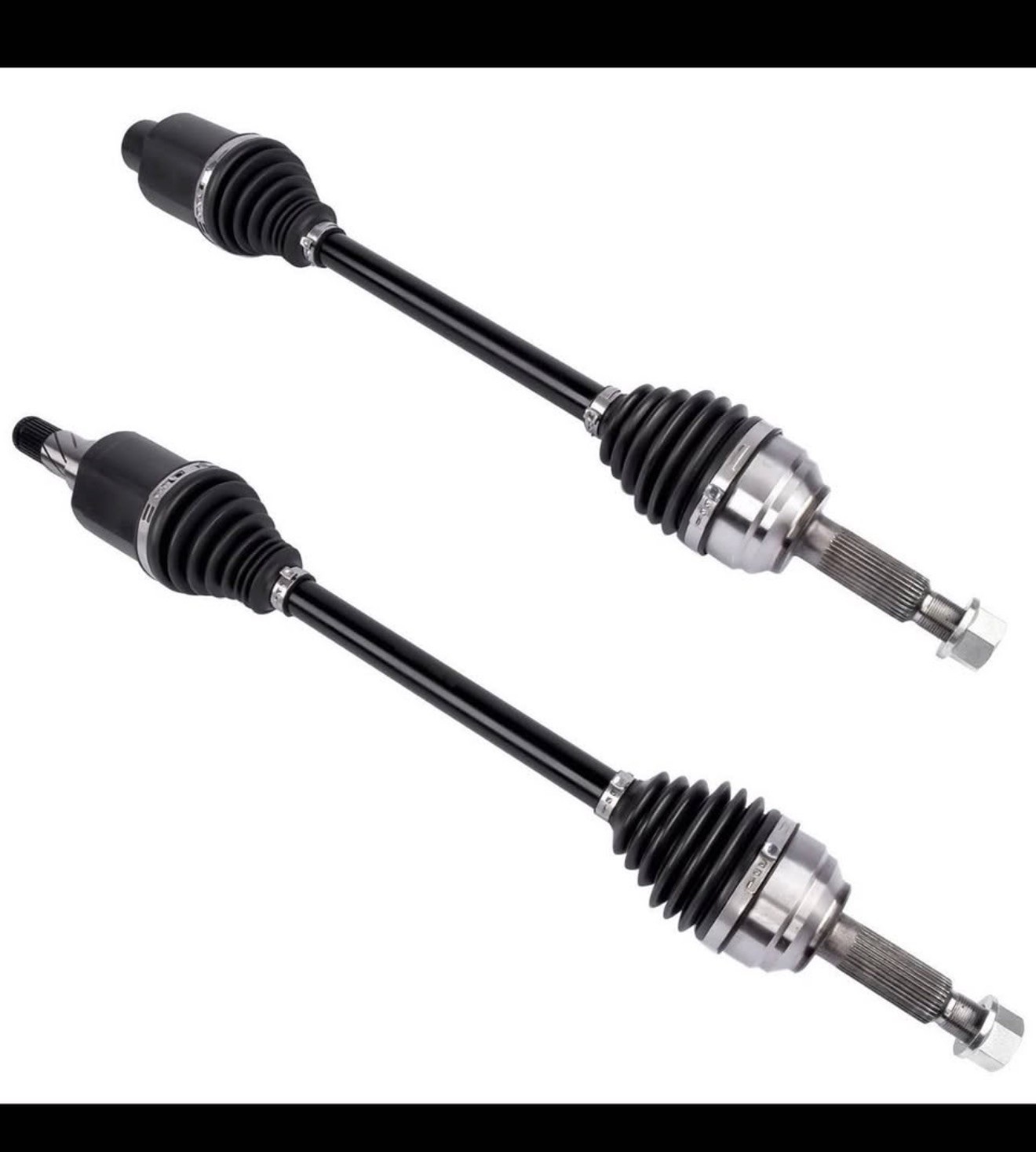 Pair Front CV Axle Shafts for Tesla Model X 2016-2021 AWD BATTERY EV Used