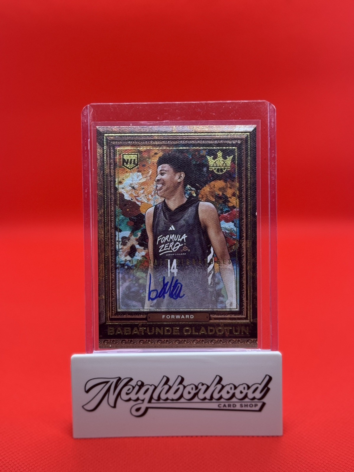 2025-26 Panini Court Kings Babatunde Oladotun Portrait Auto /49 Maryland 2025-26 Panini Court Kings Babatunde Oladotun Portrait Auto /49 Maryland