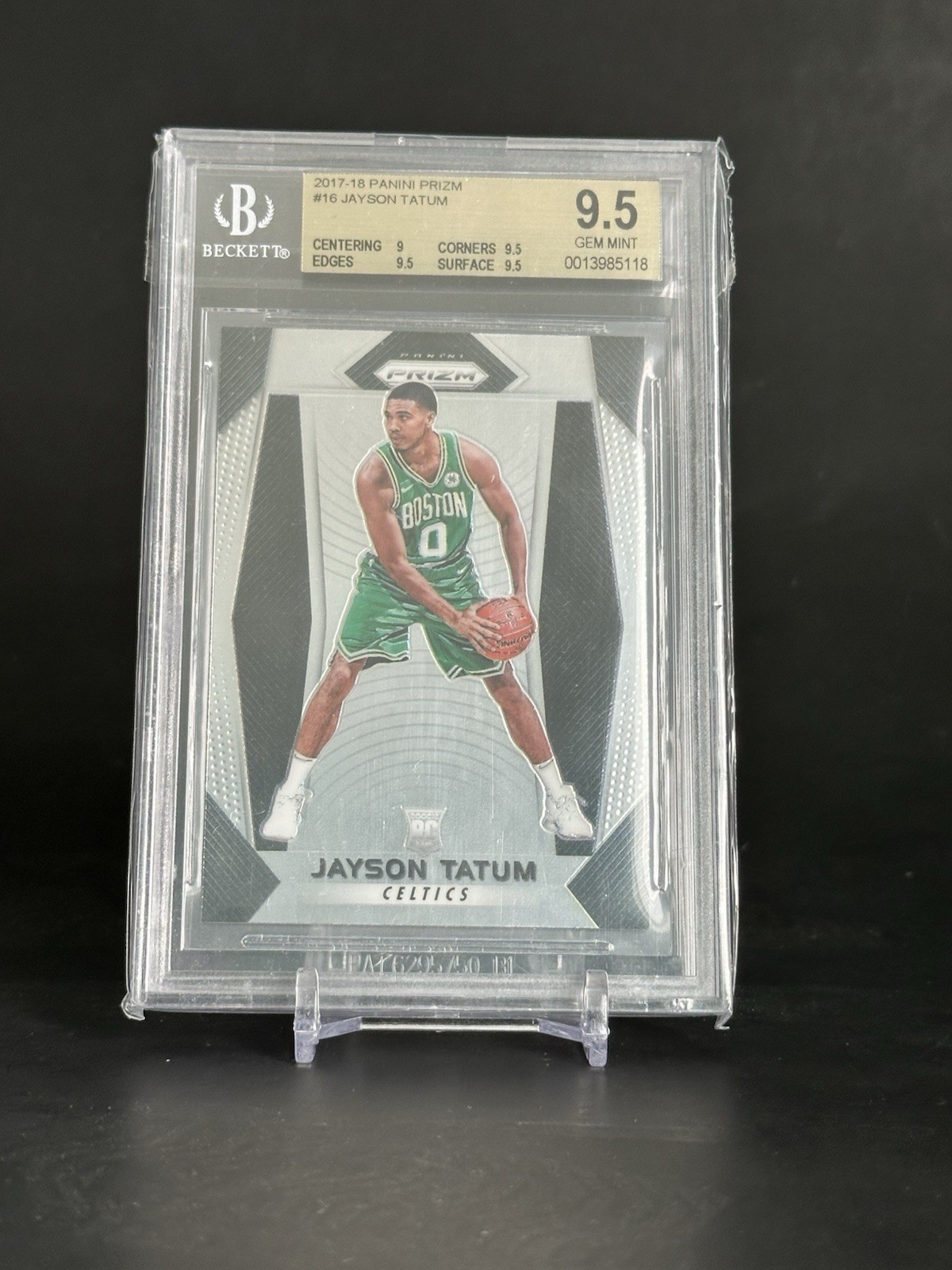 2017-18 Panini Prizm JAYSON TATUM #16 RC Rookie BGS 9.5 Celtics 2017-18 Panini Prizm JAYSON TATUM #16 RC Rookie BGS 9.5 Celtics