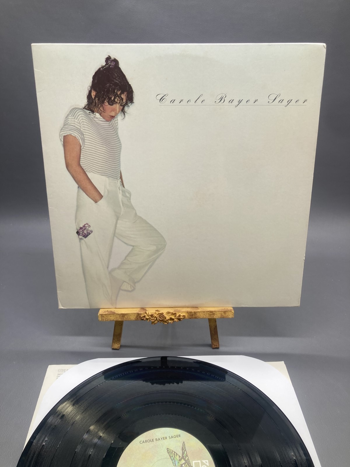 Carole Bayer Sager Self-Titled Vintage Vinyl LP Elektra Record 7E-1100 Carole Bayer Sager Self-Titled Vintage Vinyl LP Elektra Record 7E-1100