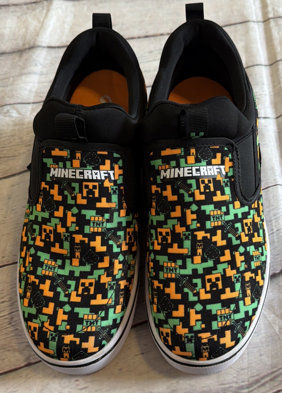 Minecraft x Heelys J3T FX Wheeled Shoes Black Orange Green Size 8 Men’s Minecraft x Heelys J3T FX Wheeled Shoes Black Orange Green Size 8 Men’s