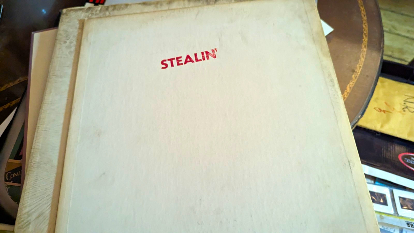 STEALIN\' album by 33 rpm Bob Dylan early record   rare 