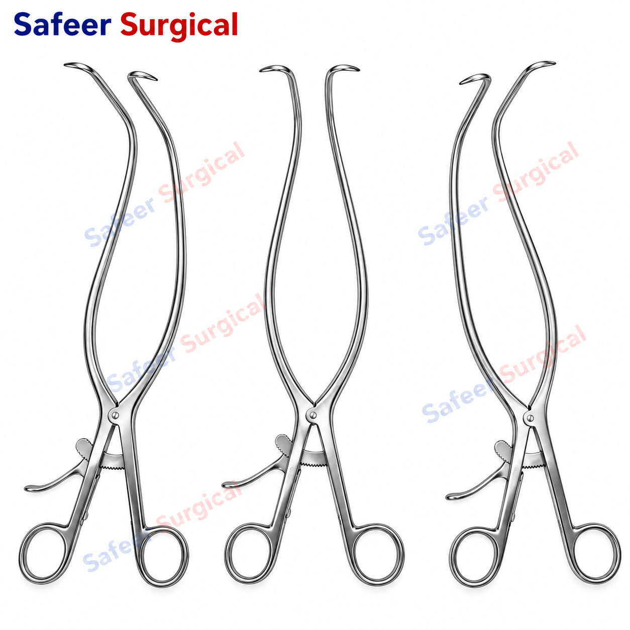 3PCS Gelpi Laminectomy Retractor 30cm Orthopedic Spine Surgical Stainless Steel