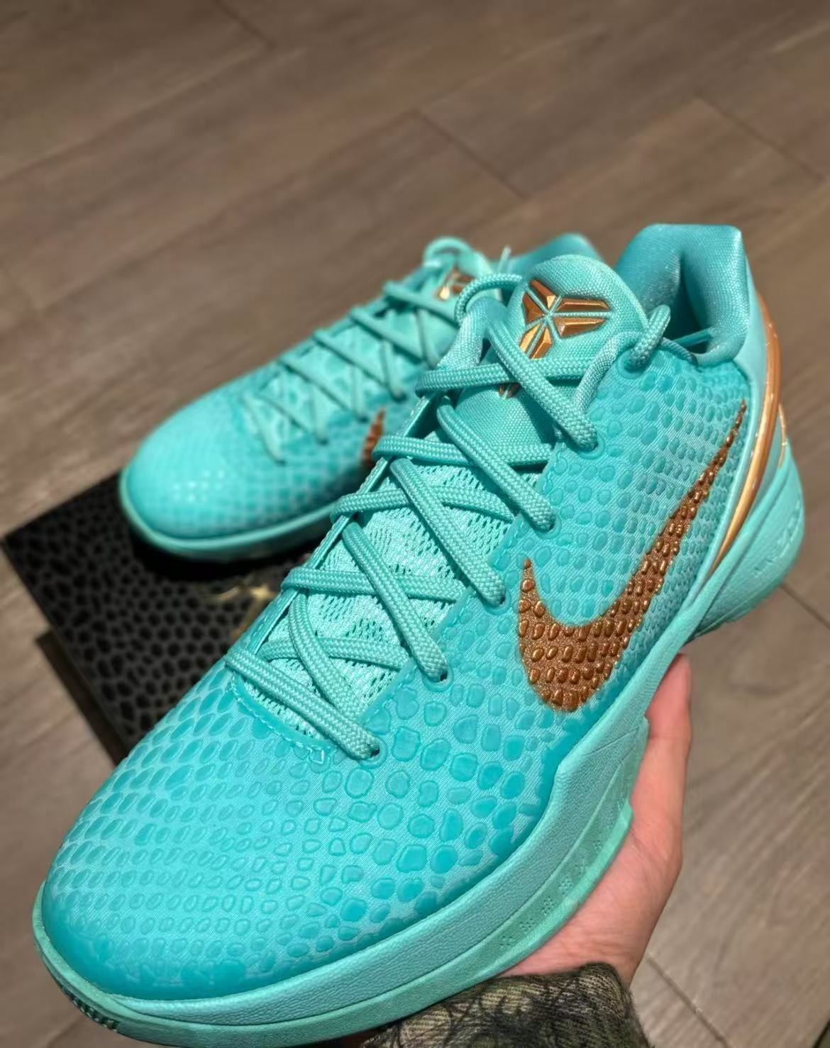 NK Kobe 6 Protro Jalen Brunson Statue of Liberty Mens basketball shoe IQ5774-300 NK Kobe 6 Protro Jalen Brunson Statue of Liberty Mens basketball shoe IQ5774-300