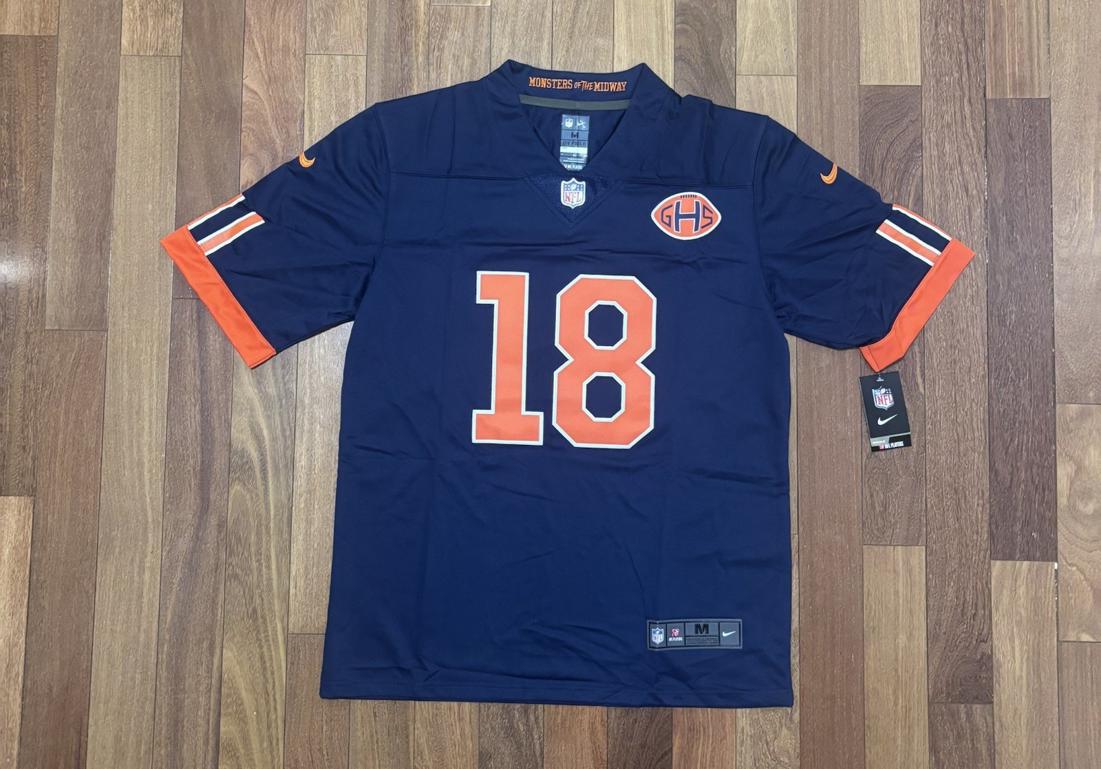 Men's Chicago Bears Caleb Williams Navy 2026 Rivalries Collection Game Jersey Men's Chicago Bears Caleb Williams Navy 2026 Rivalries Collection Game Jersey