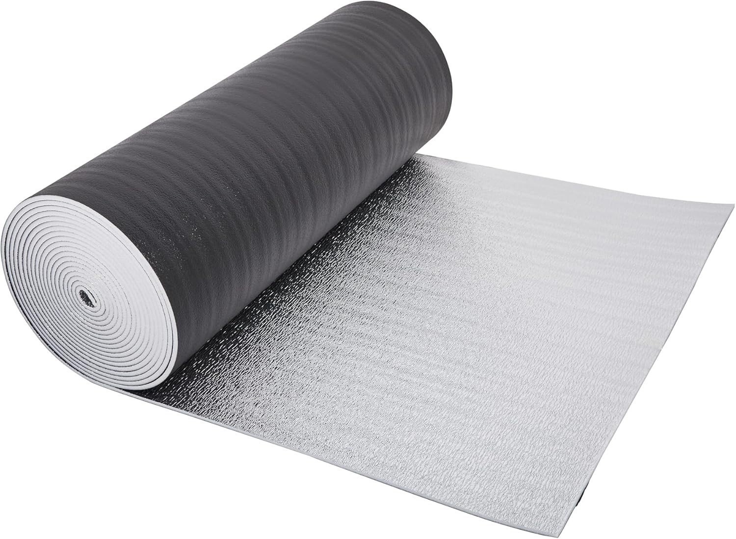 Reflective BLACK / SILVER FOAM CORE Insulation Radiant Barrier 48\