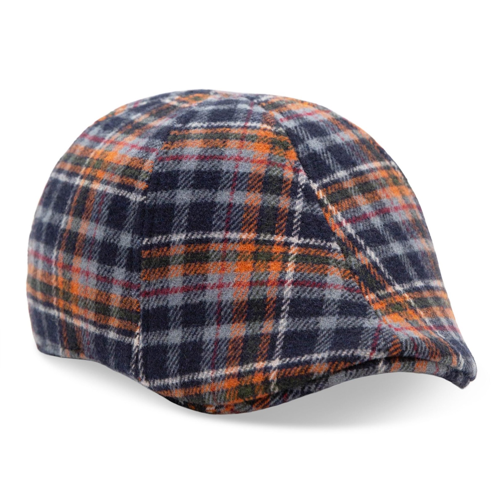 Boston Scally Cap - Underdog Newsboy Flat - 6 Medium-Large, Orange Plaid Boston Scally Cap - Underdog Newsboy Flat - 6 Medium-Large, Orange Plaid