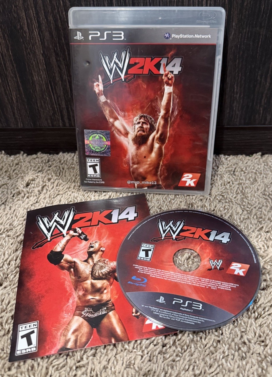 WWE 2K14 (Sony PlayStation 3, 2013) No Manual | Tested | WWE 2K14 (Sony PlayStation 3, 2013) No Manual | Tested |