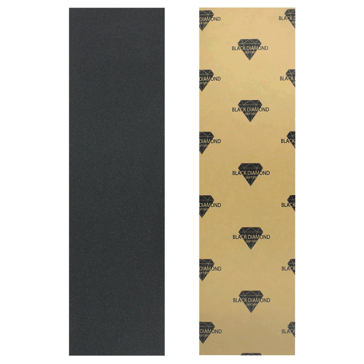 Black Diamond Old School Skateboard Grip Tape Sheet Black 10