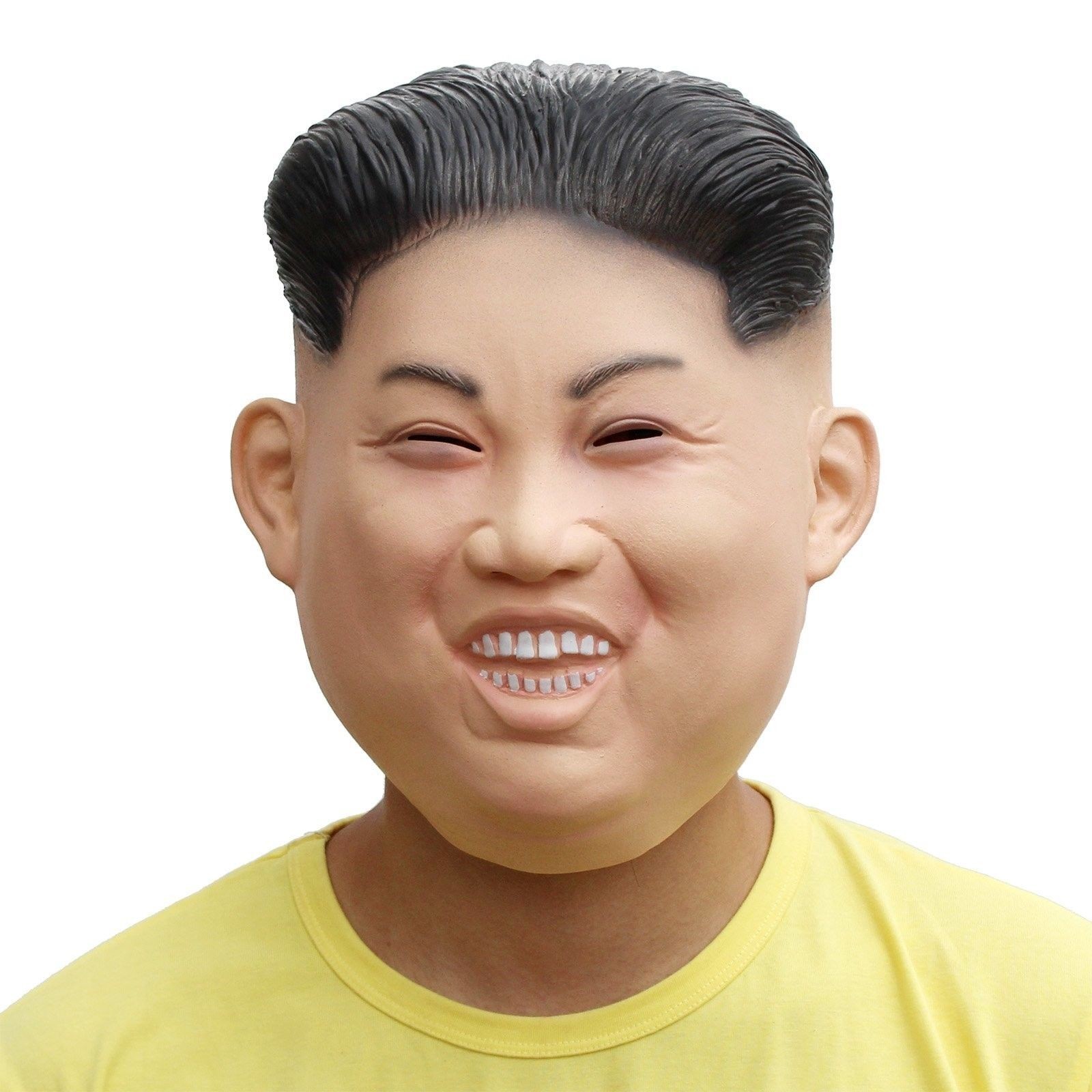 Kim Jong Un Mask Latex Full Head Halloween Costume Adult Dictator Rocket Man