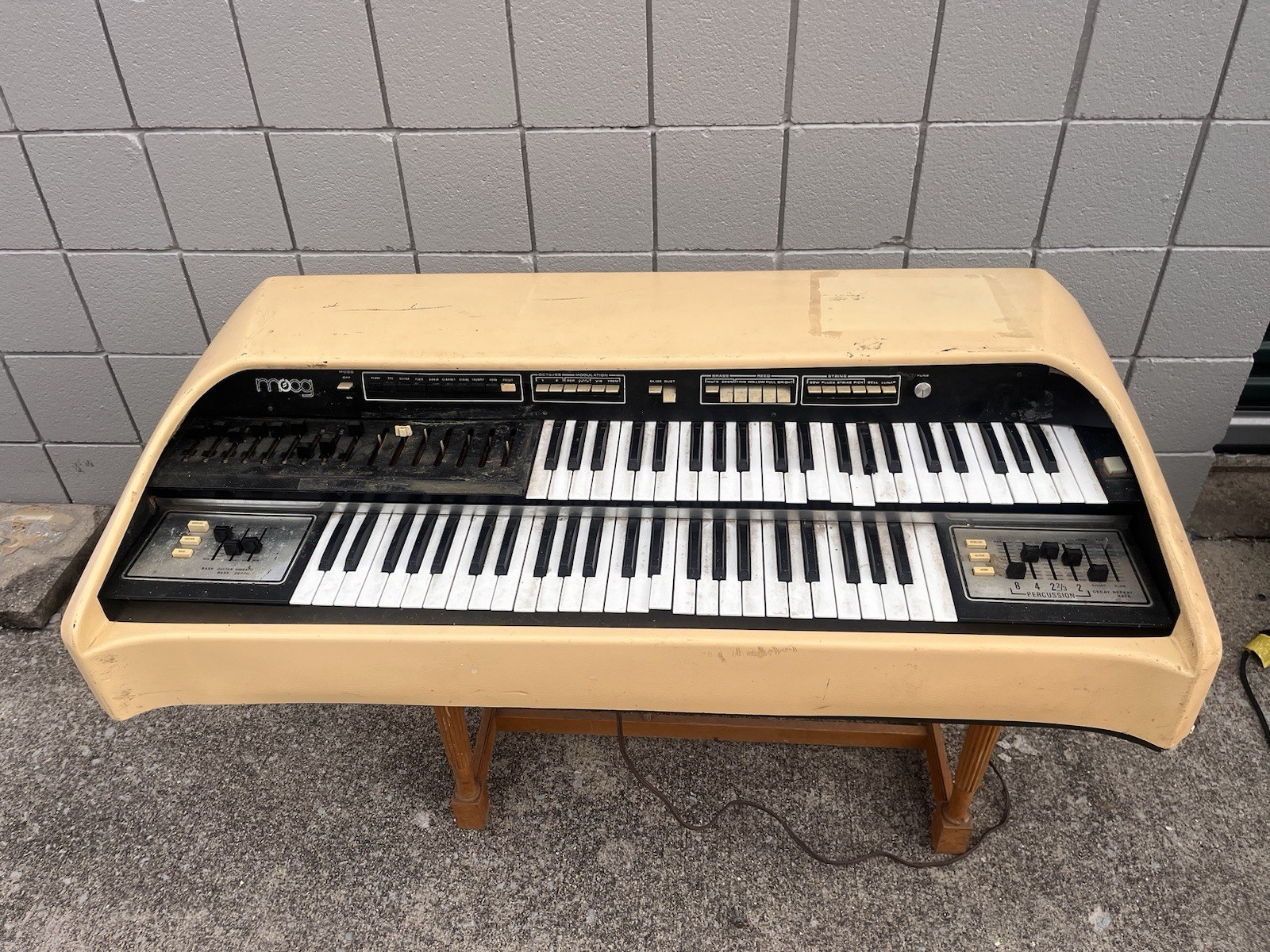Moog Vintage Electronic Organ Double Keyboard – Parts or Repair
