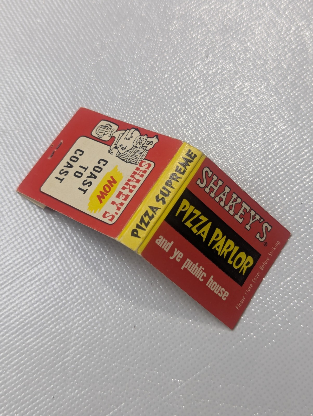 Shakey's Pizza Parlor And Ye Public House Vintage Matchbook