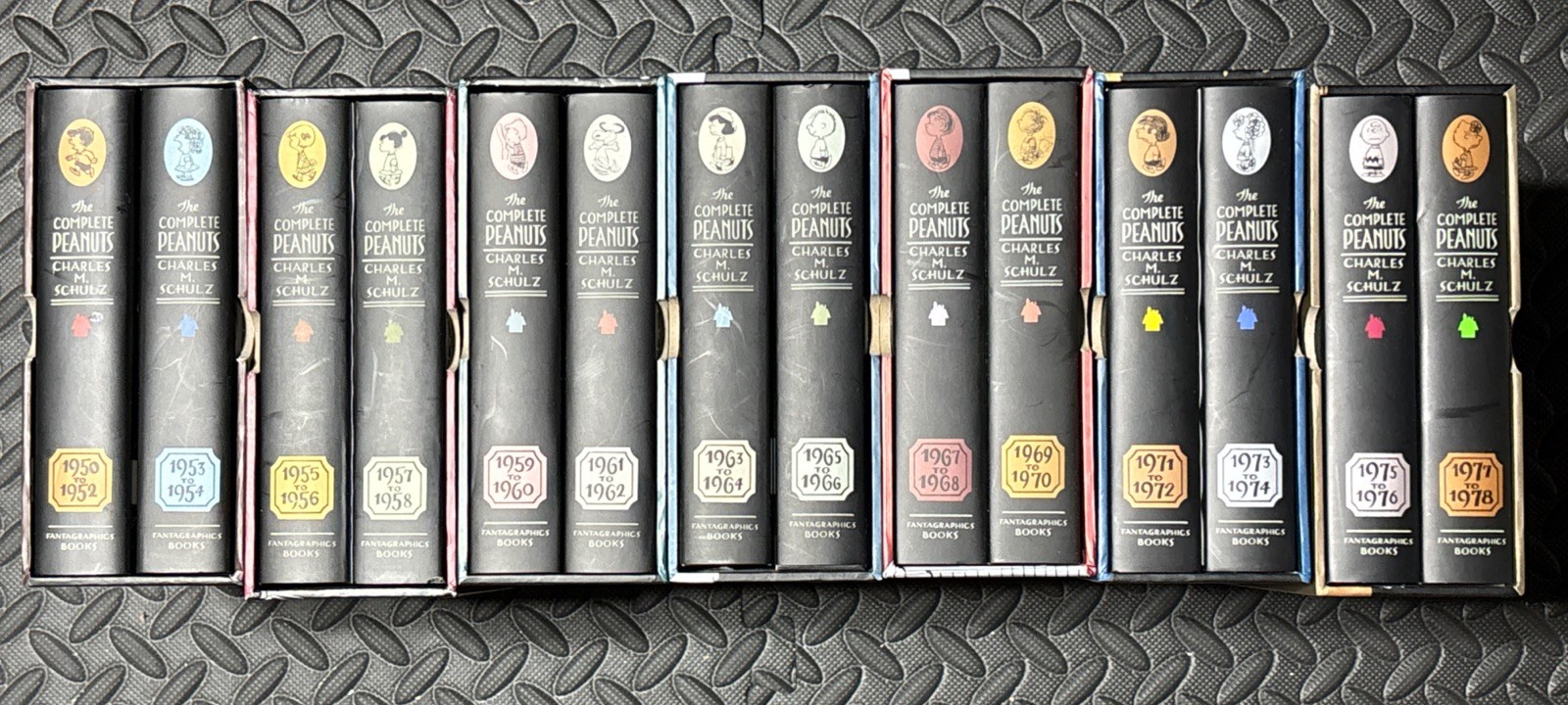 The Complete Peanuts 1950-1978 All 7 Double Volume Box Set Charles M Schultz The Complete Peanuts 1950-1978 All 7 Double Volume Box Set Charles M Schultz