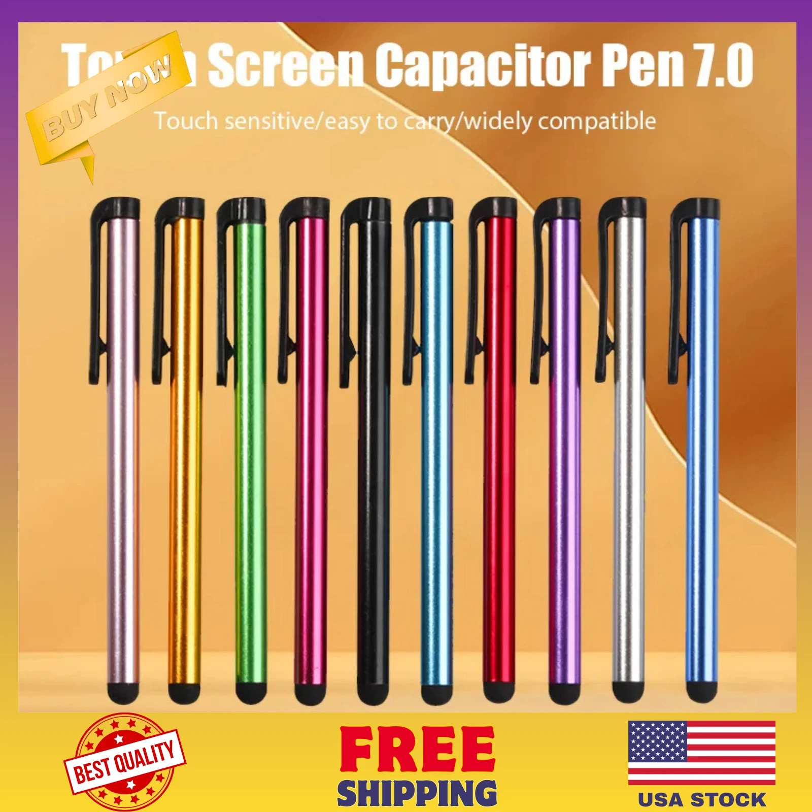 10x Universal Stylus Touch Screen Pens Capacitive Pen for iPhone iPad Tablet 10x Universal Stylus Touch Screen Pens Capacitive Pen for iPhone iPad Tablet