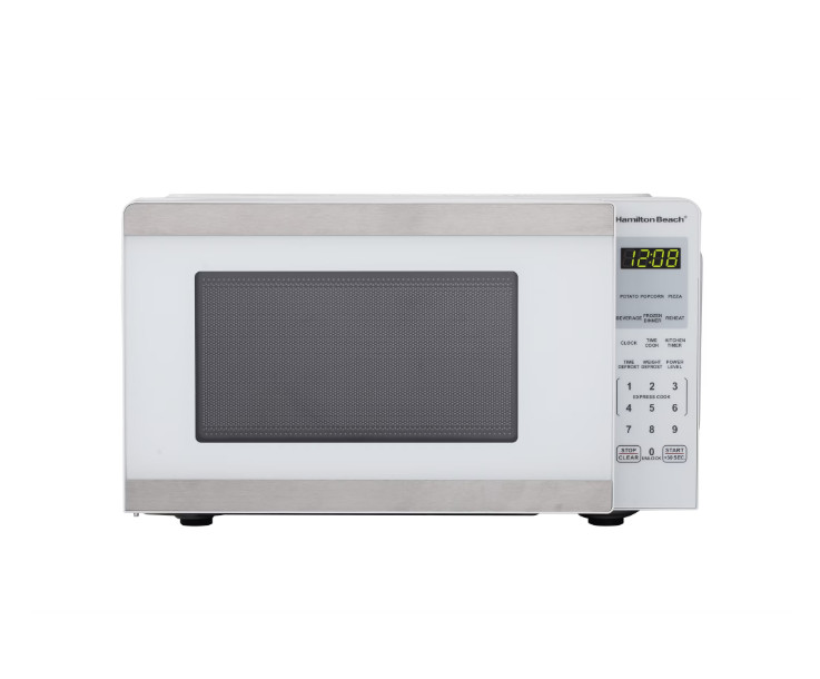 Hamilton Beach Countertop Microwave Oven, 0.9 cu ft, 900 W, White Hamilton Beach Countertop Microwave Oven, 0.9 cu ft, 900 W, White