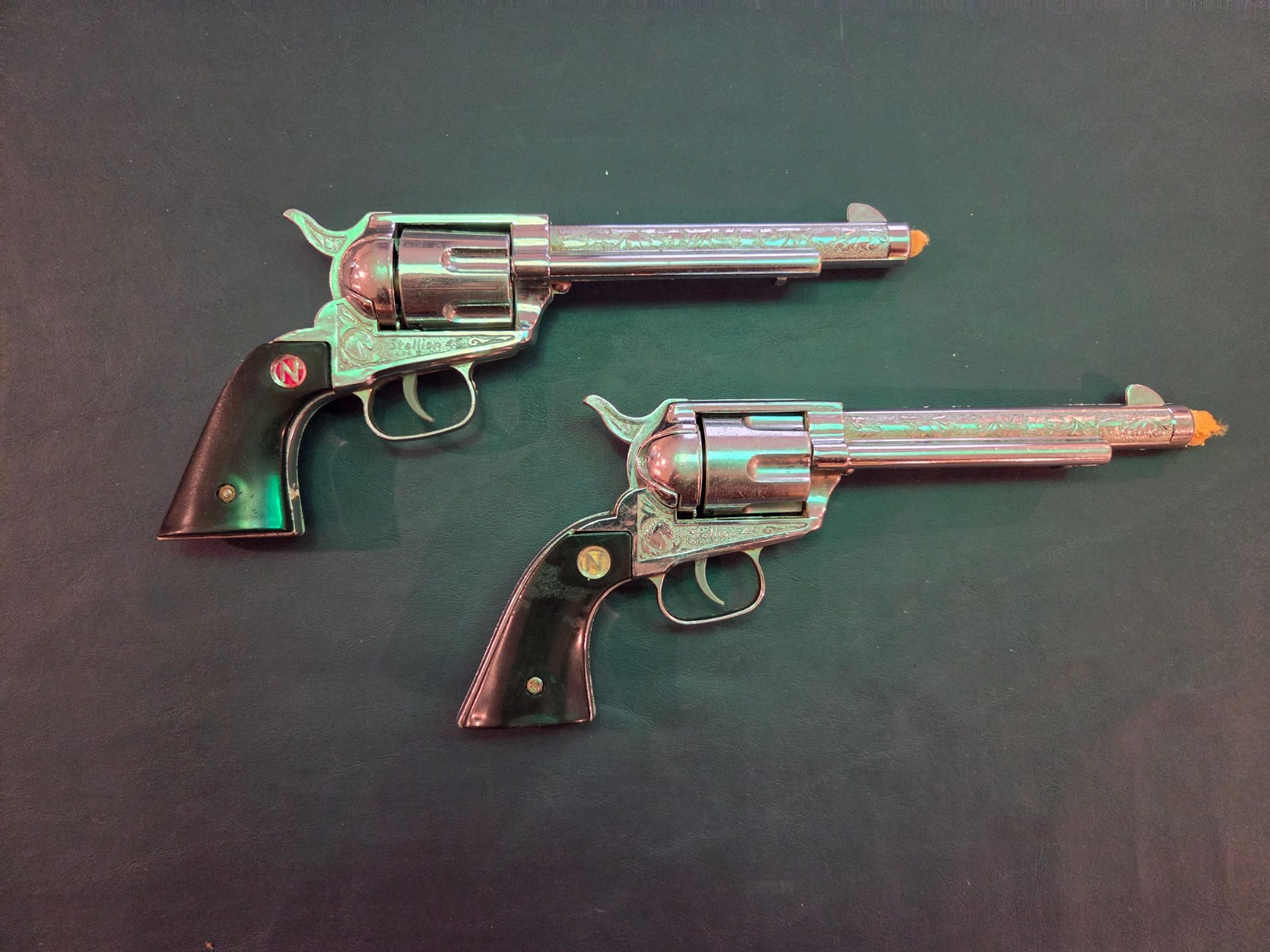 Vintage Rare Antique Stallion .45 Mark II cap guns – Nichols 1957-62 Non Working Vintage Rare Antique Stallion .45 Mark II cap guns – Nichols 1957-62 Non Working